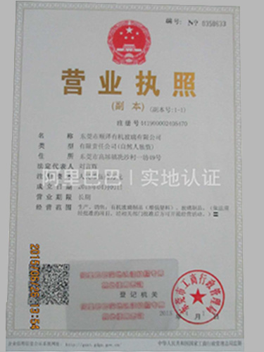 營(yíng)業(yè)執(zhí)照